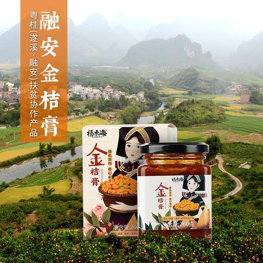【福东海】金桔膏260克/瓶 手工熬制浓缩广西融安金桔水果蜂蜜膏 商品图2