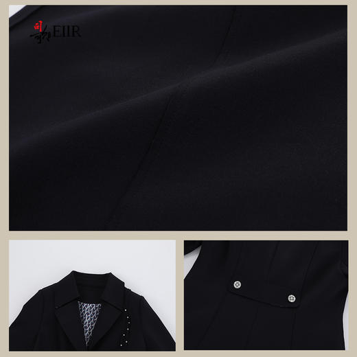 司歌收腰单排扣风衣中长款外套秋冬女R921021X 商品图2