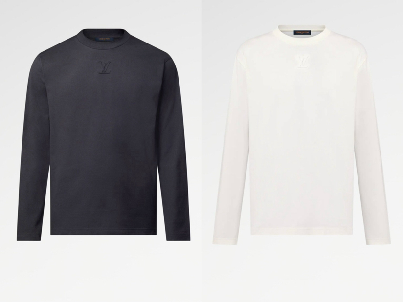 L-T （男装）压纹长袖打底T恤