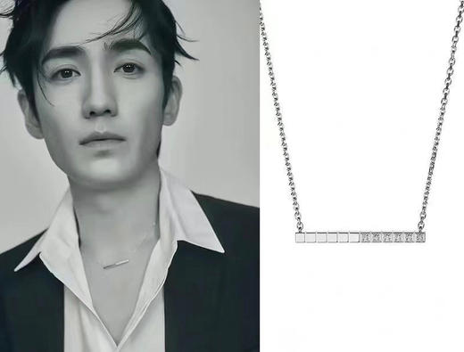 萧邦 Chopard 高版本CNC工艺 小冰块项链👼萧邦项链 亚金材质 Ice Cube系列，将萧邦的幸运与品牌最具标志性的灵动钻石完美融合，18k白金 原版logo 原版尾牌可以调节长短 ❕❕❕ 商品图1