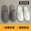 独立包装酒店宾馆民宿专用一次性拖鞋居家待客加厚防滑可洗澡拖鞋 商品缩略图1