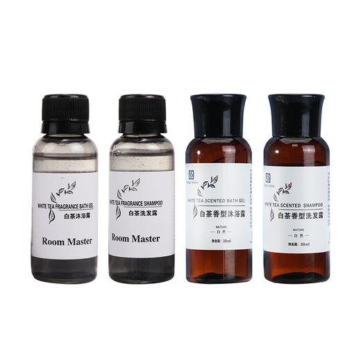 白茶香氛持久留香酒店专用一次性洗发水沐浴露客房洗漱用品消耗品 商品图4