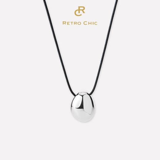 Mordern Art 现代艺术时期 | 星月圆形金/银色项链 商品图1