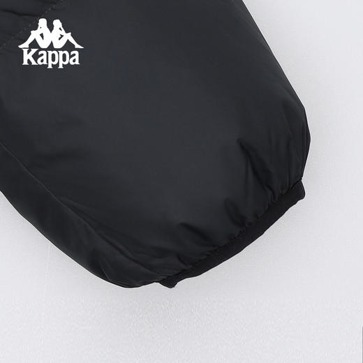 Kappa 冬季新款黑色长款连帽羽绒外套保暖加厚运动外套K0EZ2YY80S 商品图4