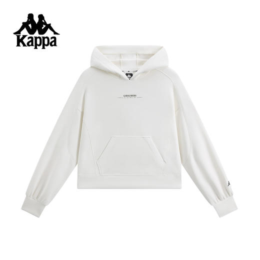 Kappa 针织连帽卫衣女2025新款运动休闲套头衫百搭上衣K0G22MT42 商品图0