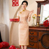 新中式旗袍小个子妈妈婚宴礼服2025年夏季新款修身 商品缩略图3