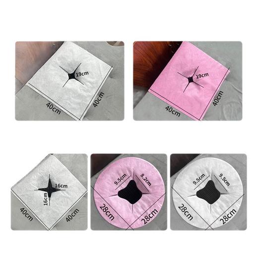 加厚一次性洞巾趴脸巾美容院按摩床头垫布无纺布推拿枕巾毛巾带洞 商品图4