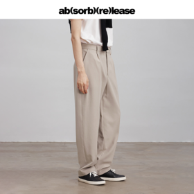 absorbrelease ab白噪通勤西装裤男直筒西裤轻薄男士裤子休闲裤