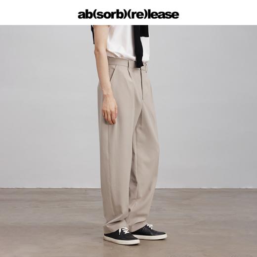 absorbrelease ab白噪通勤西装裤男直筒西裤轻薄男士裤子休闲裤 商品图0