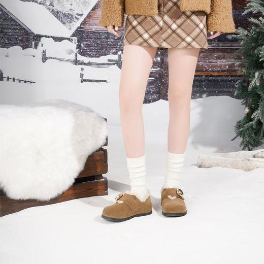 【云粉节】BF楼Westory秋冬新款博肯加绒平底鞋 商品图2