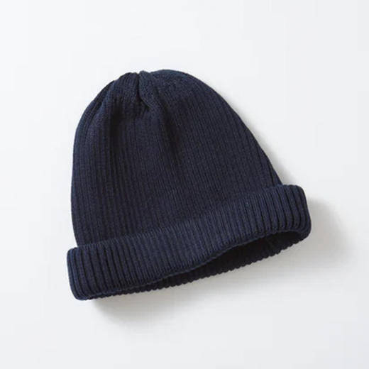 ROTOTO COTTON ROLL UP BEANIE 日本职人制男女中性纯棉针织帽子 商品图4