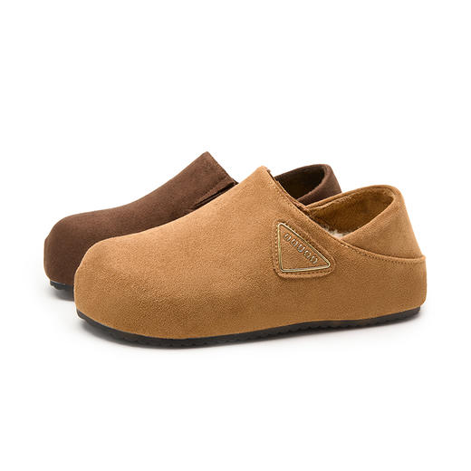 西遇小土豆勃肯鞋女新款冬季两穿内增高厚底女鞋加绒外穿棉鞋V2257288 商品图4