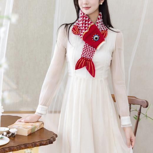 苏苏姐家锦鲤围脖手工diy钩针编织羊毛线围巾毛线团冬材料包 商品图3