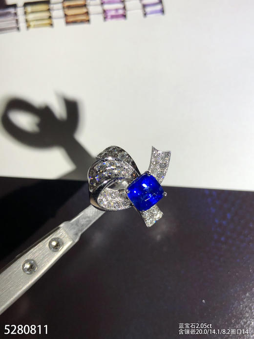 蓝宝石戒指【5280811】具体价格微信咨询 商品图4