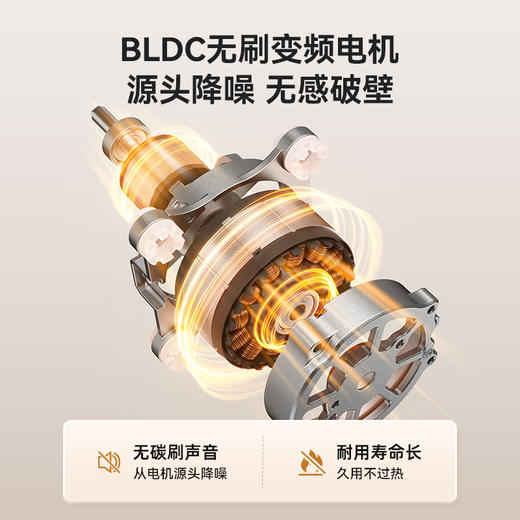 大宇破壁机FP07  搭载直流无刷变频电机，运行稳定且噪音低，轻松实现安静破壁体验。 商品图2