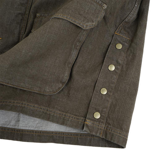 YOKE Denim Coverall Half Coat 牛仔廓形工装大衣外套 商品图3