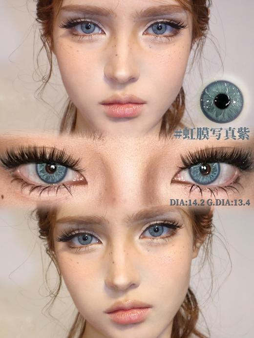 Serltyca 半年抛 虹膜写真紫 直径14.2mm着色13.4mm 商品图0