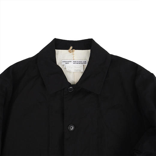 YAECA Short Overcoat(Unisex) 男女中性款棉麻宽松短风衣外套 商品图1