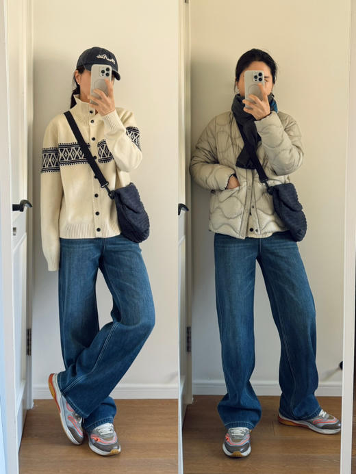 1577姐妹款--显瘦遮胯加绒窄管直筒拖地裤牛仔裤【包邮+三天无理由退换】 商品图9