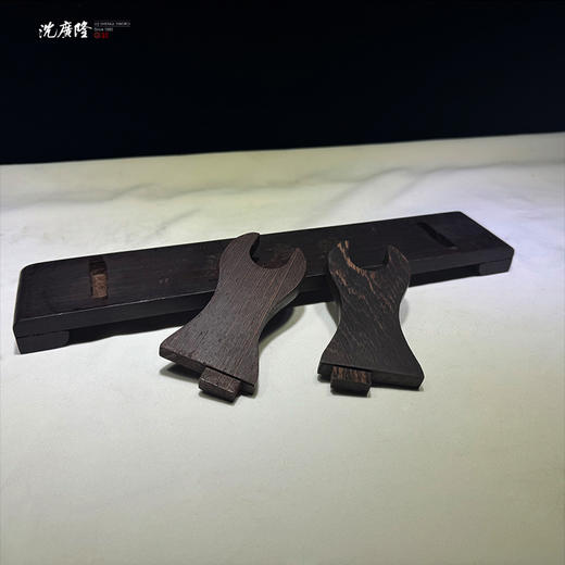 剑架 剑托 龙泉沈广隆刀剑架 宝剑架子 实木剑架 斜横架 展示架 商品图2