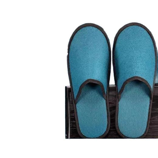 五星级酒店一次性拖鞋宾馆民宿美容院专用加厚拉毛绒居家待客批发 商品图4