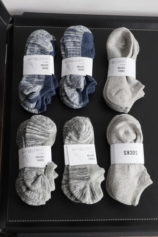 三双一卡 U.N.Q元单 HEATTECH 低帮船袜 40-44 PJ050 商品图2