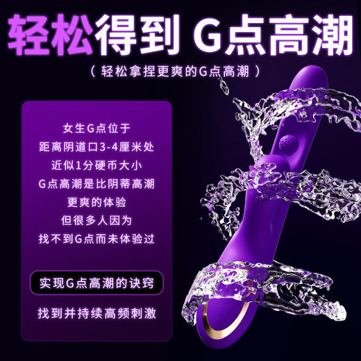 【女用器具】谜姬 旋珠棒G点扣动震动舌舔 商品图5