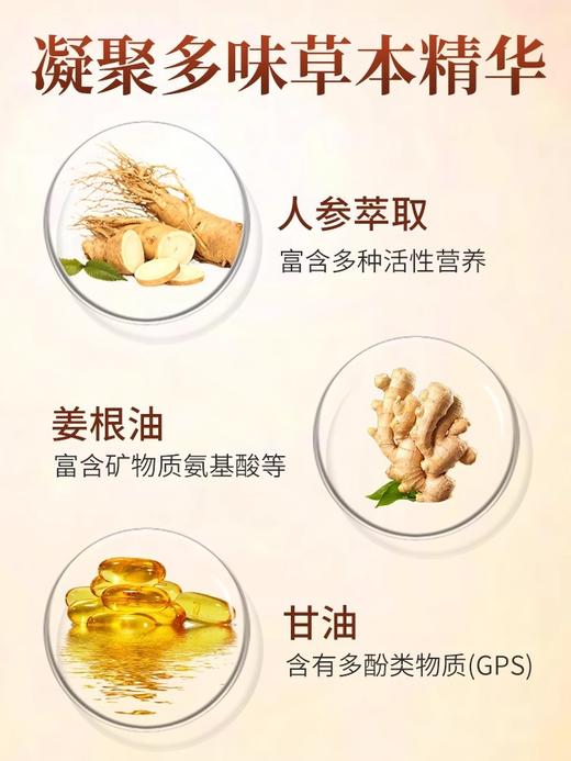 人参老姜精油按摩发热生姜面部刮痧油推背全身推油开背通经络免洗 商品图2