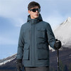 【鹅绒服 可拆卸内胆】罗蒙冬季羽绒服男士多口袋户外工装风连帽羽绒服男士羽绒服外套 商品缩略图2