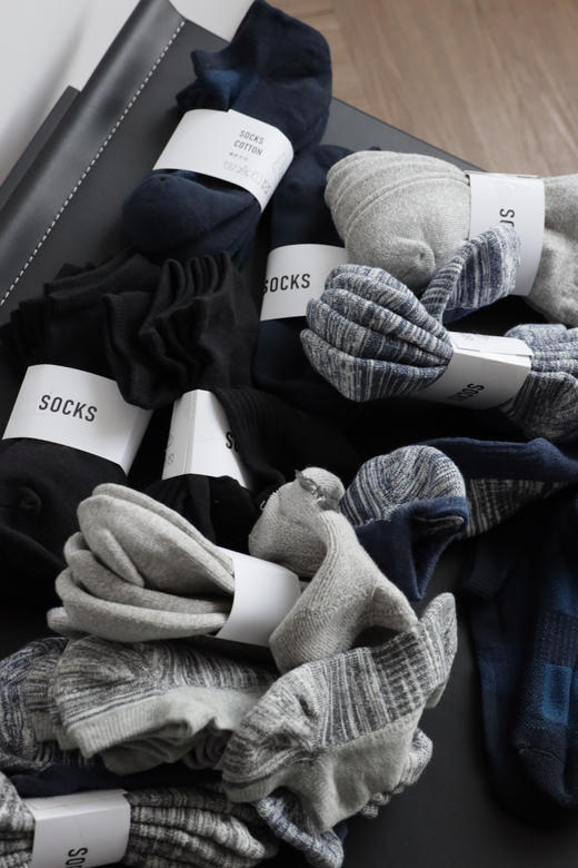 三双一卡 U.N.Q元单 HEATTECH 低帮船袜 40-44 PJ050 商品图3