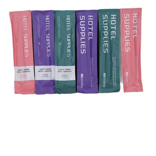 一次性牙刷家用待客软毛带牙膏高档宾馆酒店用旅行装5支家庭装 商品图4