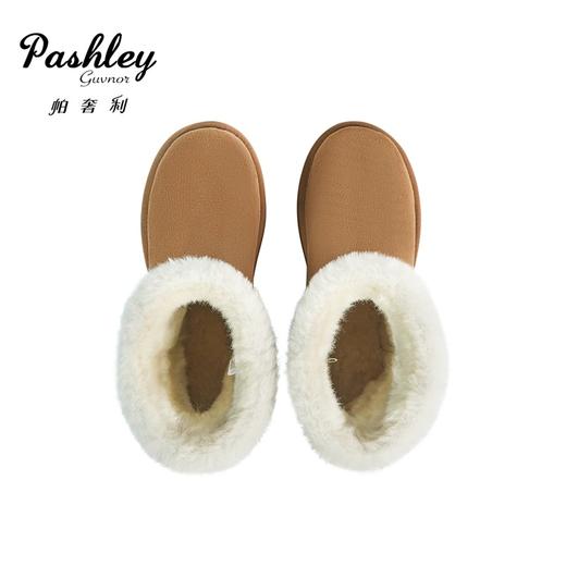 【梅花出品】帕奢利中筒经典雪地靴HZ0054 商品图4