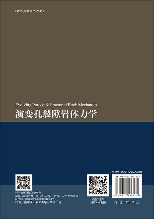 演变孔裂隙岩体力学 商品图1