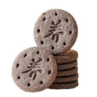 五黑山药粗粮饼干非油炸健康零食260克*2盒 商品图1