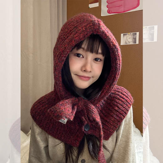 <曾小咸推荐>  韩版帽子围巾一体巴拉克拉法帽 日常88/件 活动59.99/件！！【预售款，预计3-15天发货】 商品图0