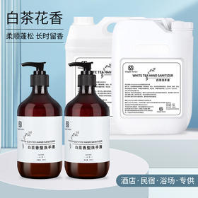 洗手液瓶装300ml白茶香氛厂家批发酒店民宿客栈用品按压清洁批发