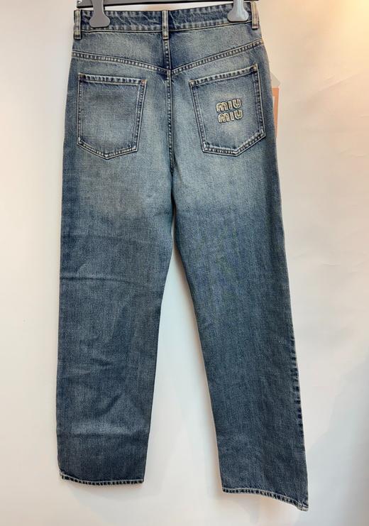 女款字母牛仔裤长裤la017 商品图1