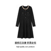 奢姿大码小香风针织连衣裙女秋冬胖妹妹重工钉珠中长款毛衣裙子9853853887 商品缩略图0