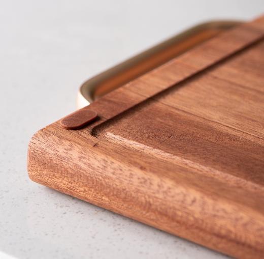 物鸣乌檀木实木砧板 ，刚果雨林整块“乌檀木”，难怪不易发霉（特大号预售10-15天发货）【G】 商品图3