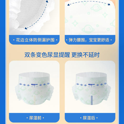 Dyoo多优牌倍护Pro系列腰贴型婴儿纸尿裤（NB-XXL） 商品图11