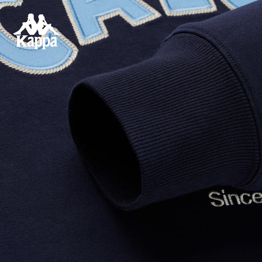 Kappa 运动卫衣2025新款圆领卫衣男女长袖套头衫休闲风K0G12WT02 商品图3