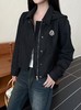 女款可拆卸帽风衣外套he018 商品缩略图3