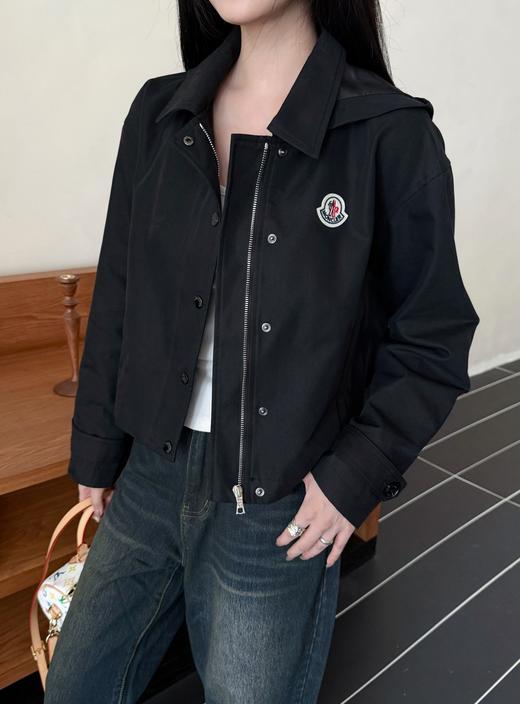 女款可拆卸帽风衣外套he018 商品图3