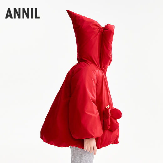 【实体店同款】女童中长款羽绒服冬季新款安奈儿童装XG545454 商品图2