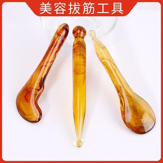 拨筋棒点穴棒刮脸通用眼部面部脸部美容刮脸揉腹拨筋点穴三件套 商品图4