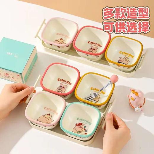 4楼Eubelle欧蓓 川岛屋&lulu猪联名 蘸料碟调味料碟陶瓷水果小碟子 活动价：17.8元 商品图3