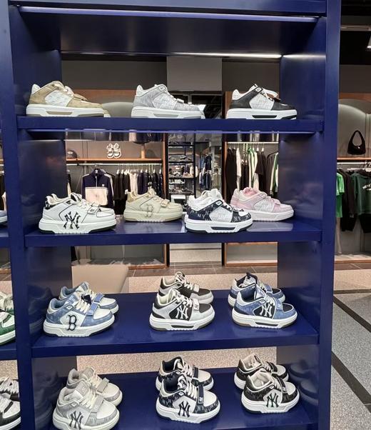 正品MLB Chunky Liner中帮学长潮奢老花板鞋 商品图3