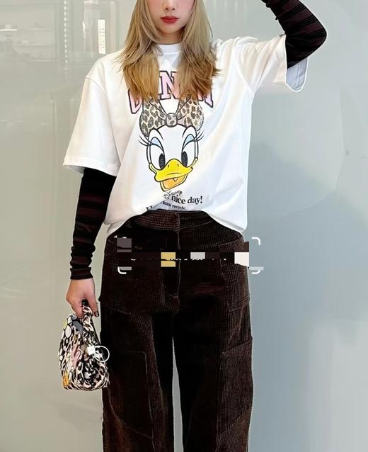 女款联名款印花短袖T恤ba 商品图3