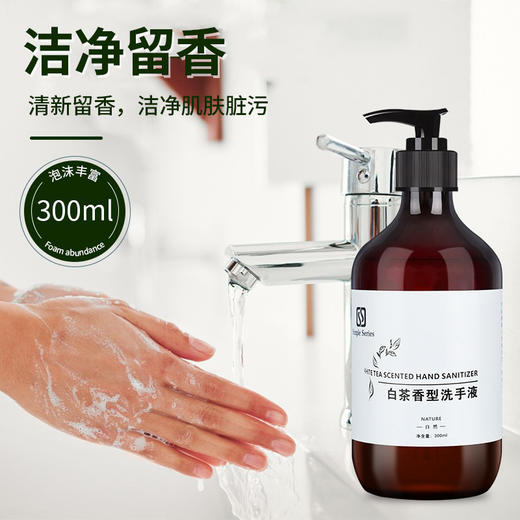 白茶香型洗手液酒店宾馆民宿商用专用500ml大桶装补充装整箱批发 商品图2