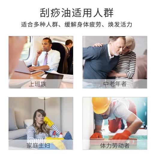 刮痧按摩油开背推拿通经络活络红花油背部颈全身美容院通用批发 商品图3